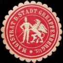 Siegelmarke Magistrat der Stadt Greiffenberg-Schlesien W0311502
