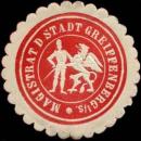 Siegelmarke Magistrat der Stadt Greiffenberg-Schlesien W0313720